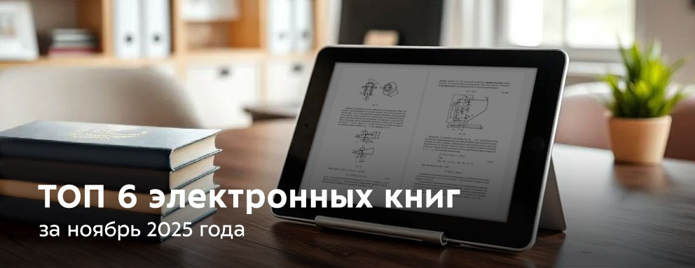 Баннер: Пред­став­ляем вашему вни­ма­нию спи­сок элек­трон­ных книг, кото­рые были вос­тре­бо­ваны у наших поль­зо­ва­те­лей в ноябре 2025 года.