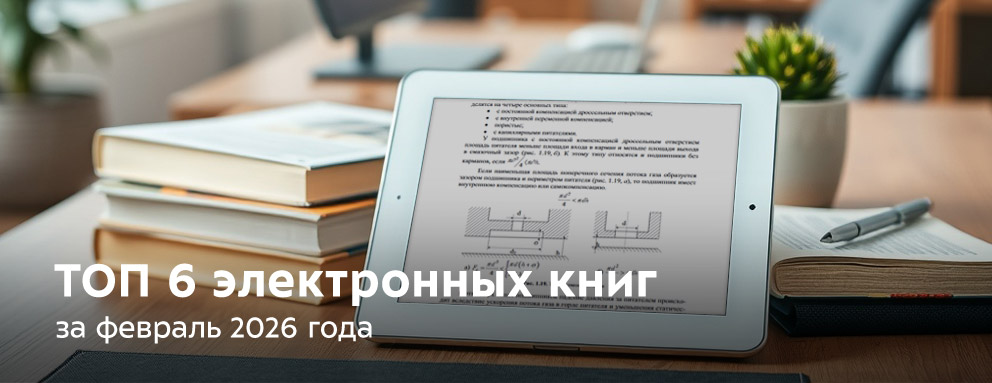 Баннер: Представляем вашему вниманию список электронных книг, которые были востребованы у наших пользователей в феврале 2026 года.